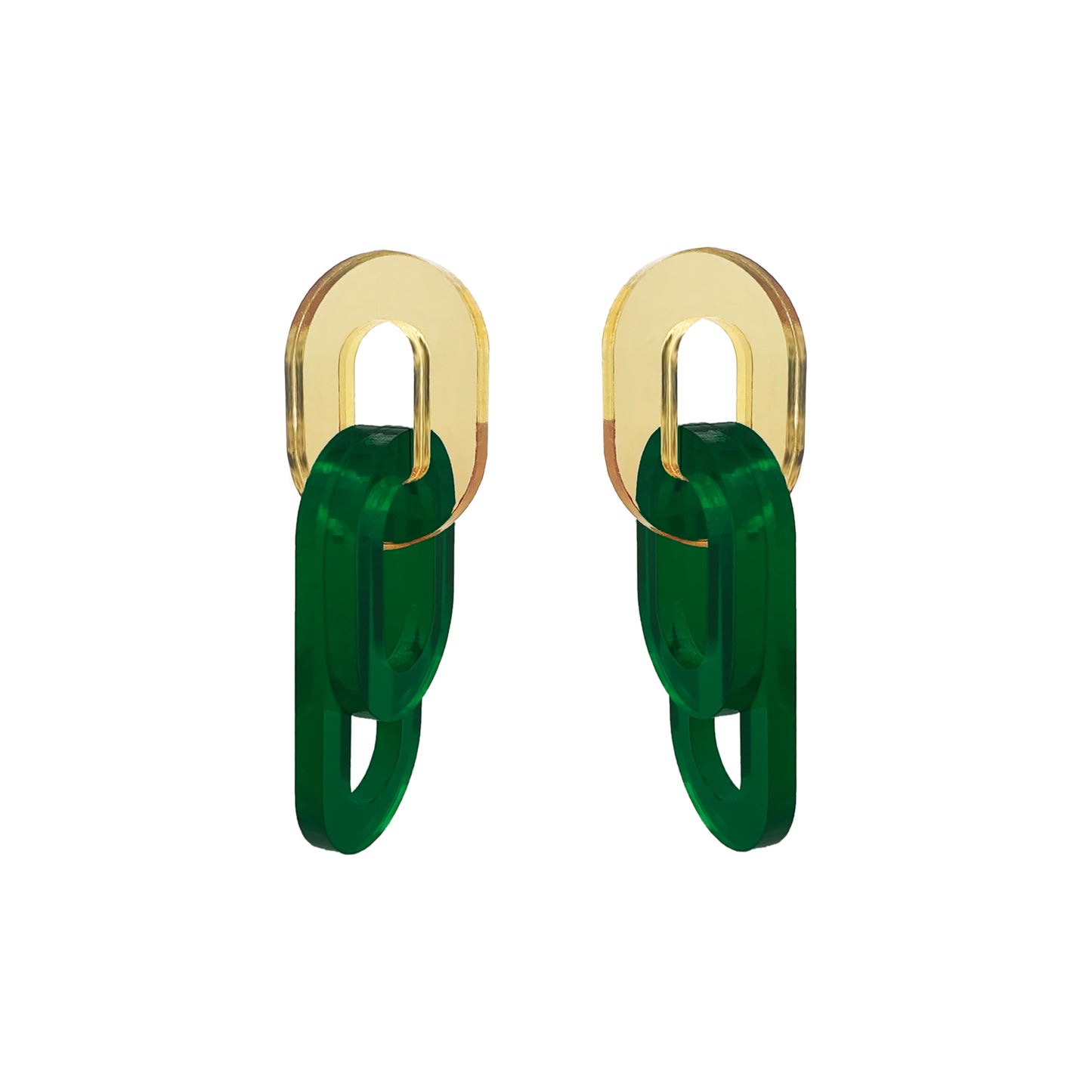 ELLIPSE Or-vert foncé