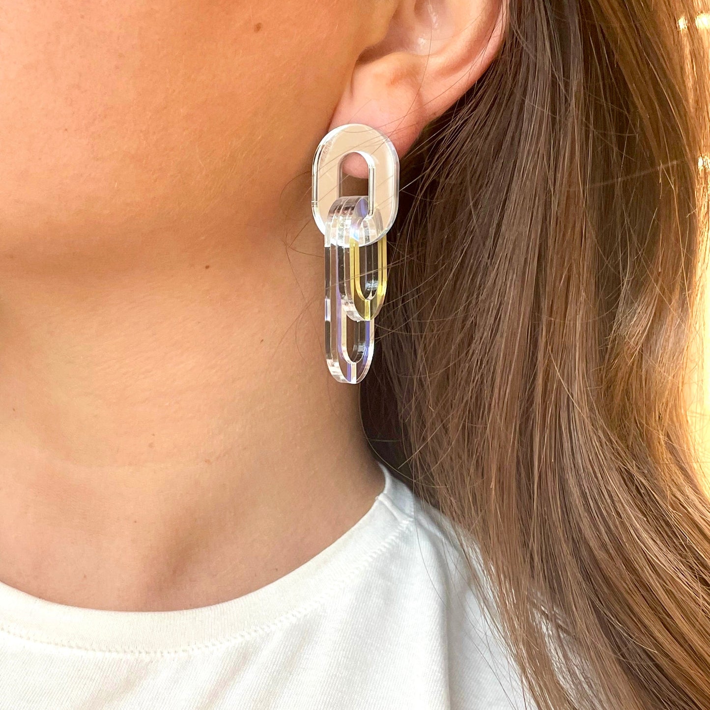 ELLIPSE  Argent-irisée