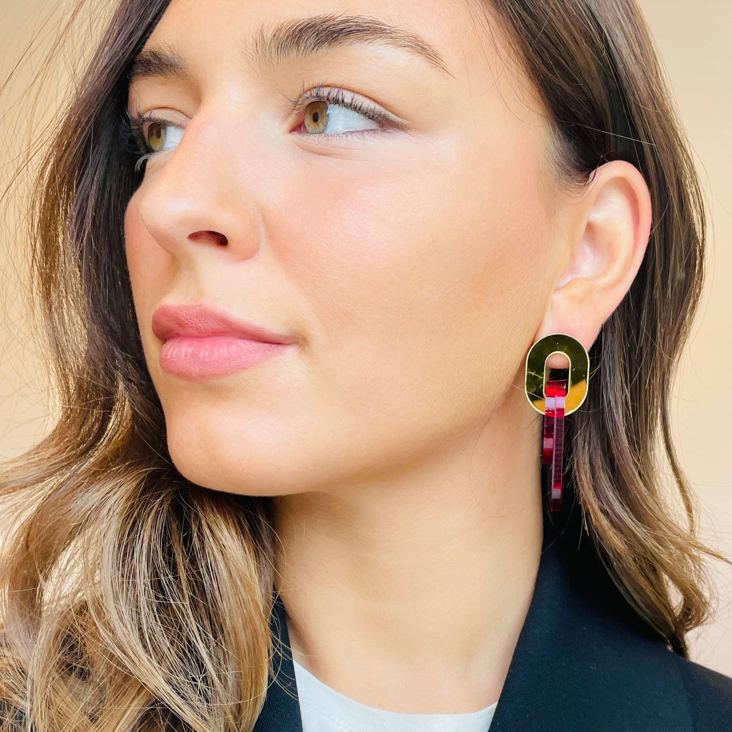 ELLIPSE Or-rouge rubis