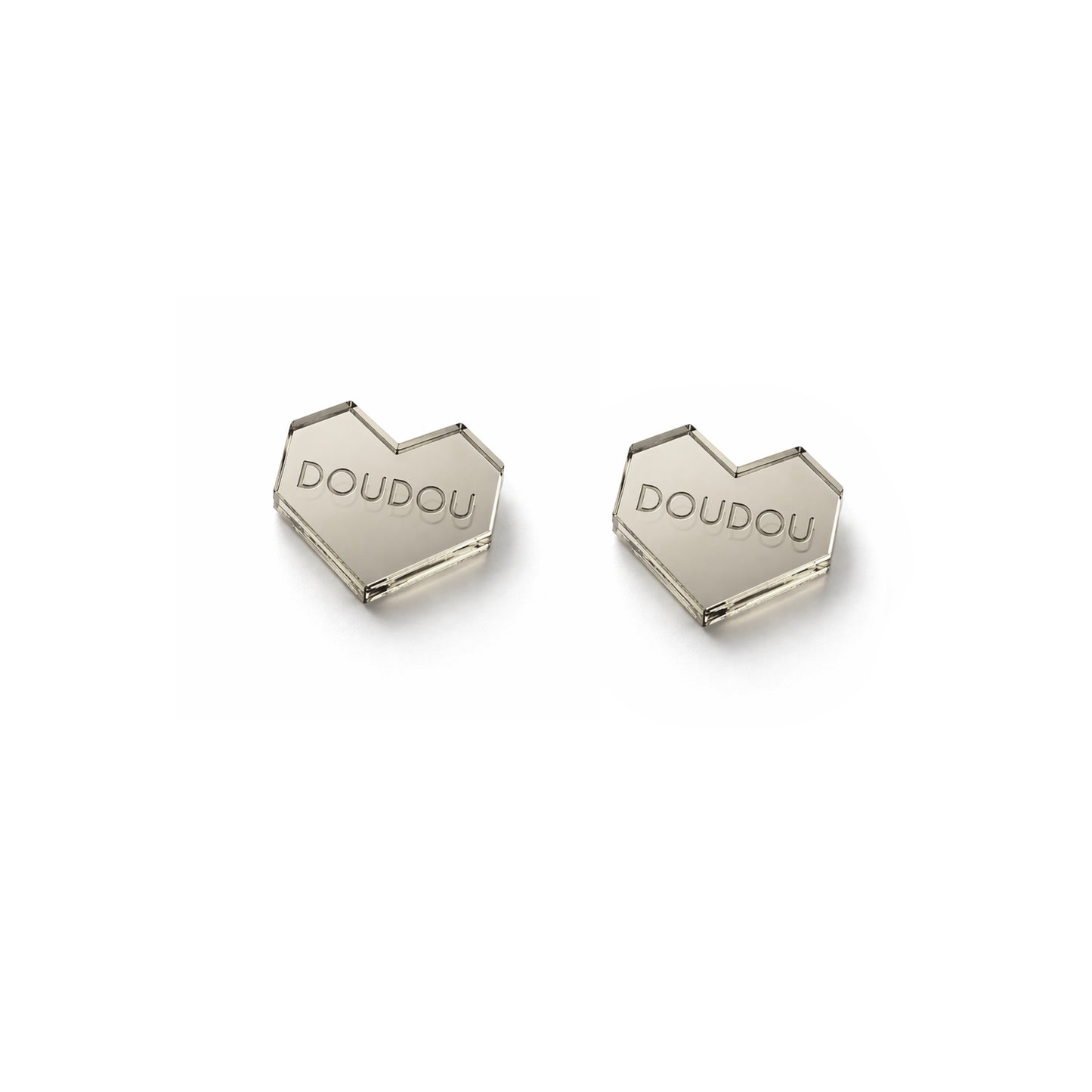 DOUDOU COEUR ARGENT