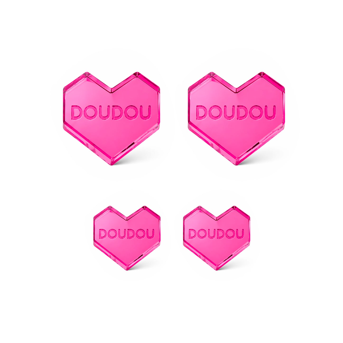 DOUDOU COEUR ROSE