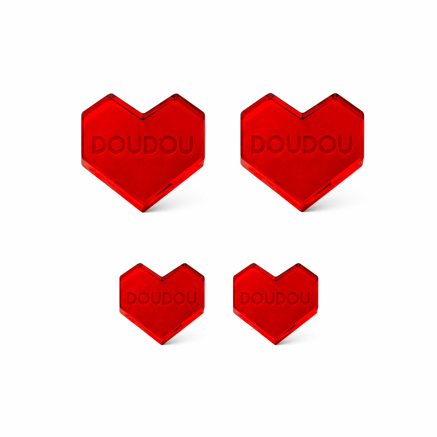 DOUDOU COEUR ROUGE