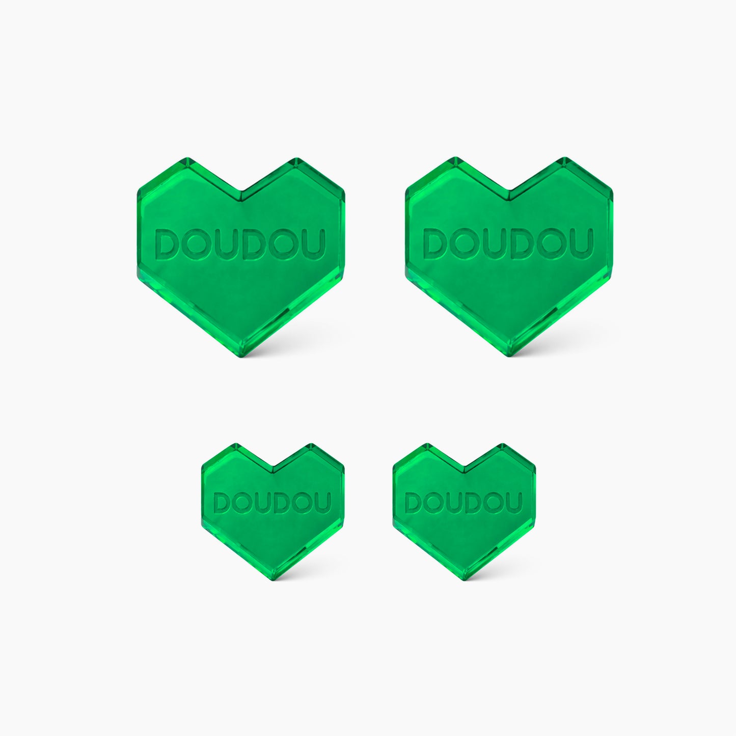 DOUDOU COEUR VERT
